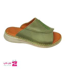 صندل طبی زنانه چرم طبیعی  گاوی تبریز کد 3435