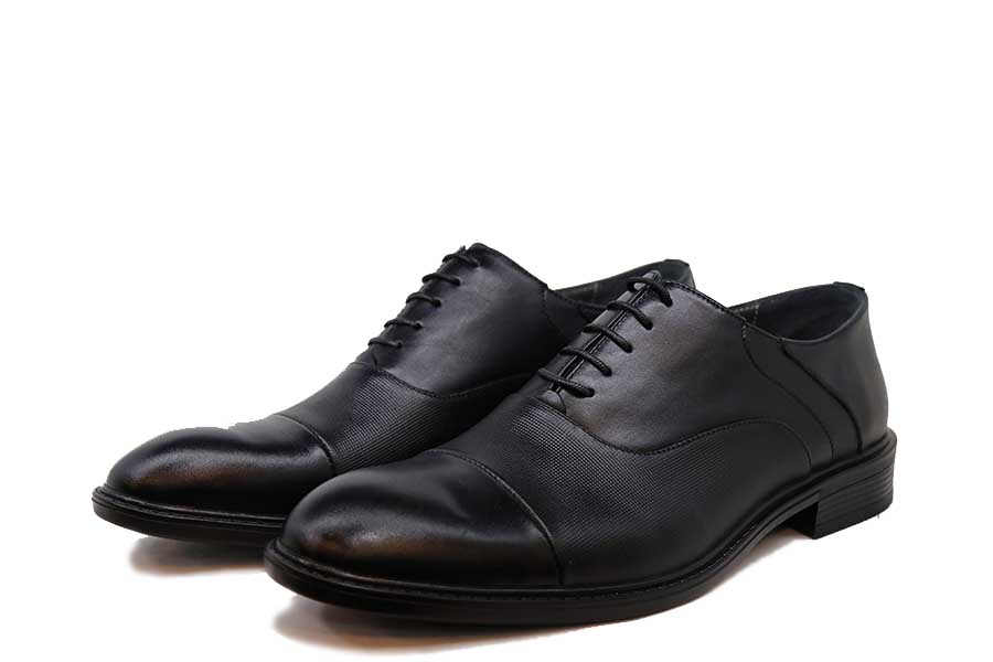 کفش چرم طبیعی مردانه مجلسی مدل Carbon