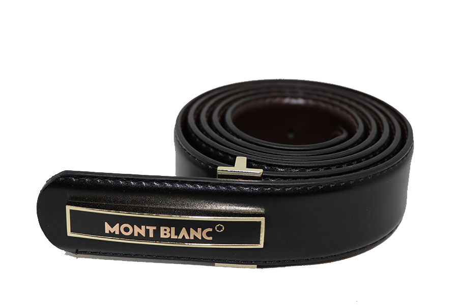 کمربند چرم طبیعی مردانه Mont Blance