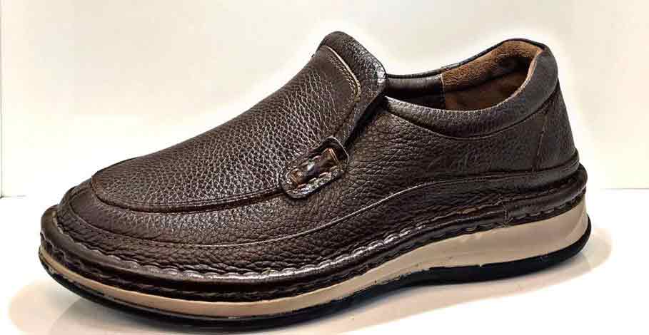 کفش طبی راحتی مردانه چرم طبیعی تبریز کد510