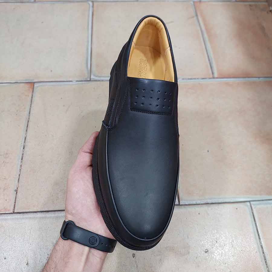 کفش مردانه طبی راحتی چرم طبیعی تبریز کد 3116