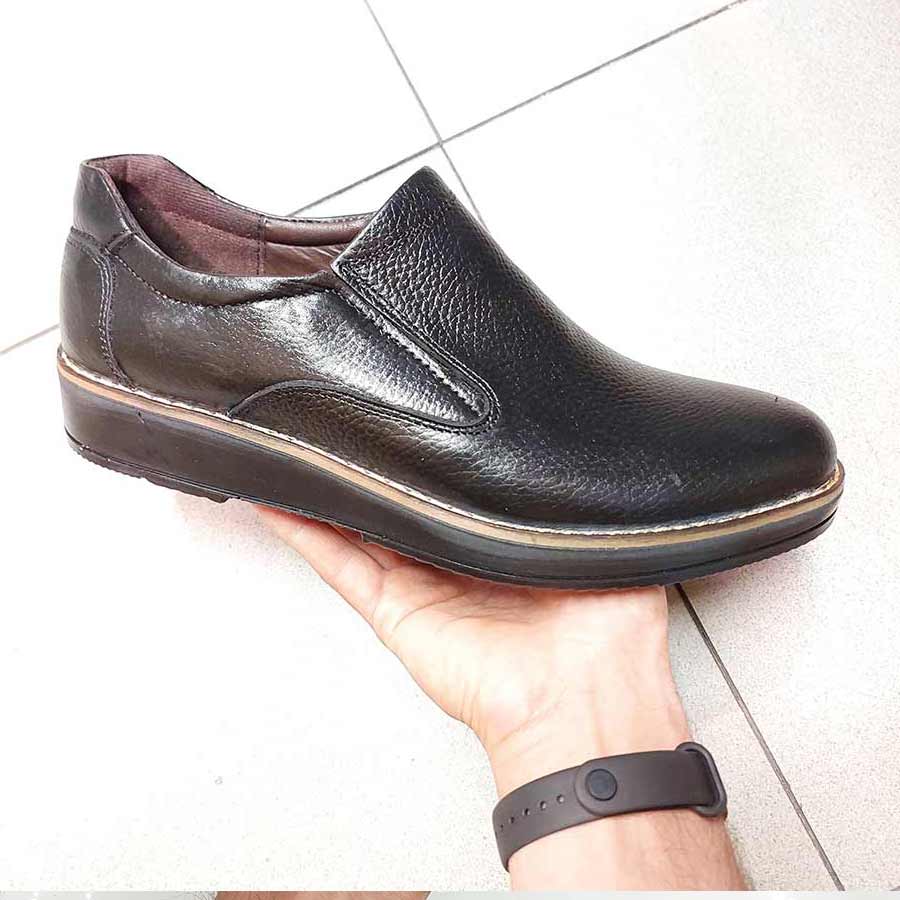 کفش مردانه طبی راحتی چرم طبیعی تبریز کد3028