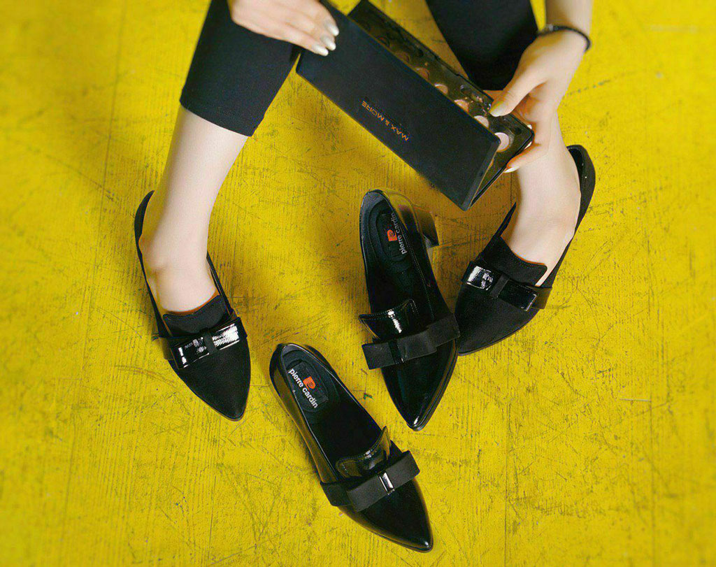  کفش زنانه مجلسی پاشنه دار مدل پاپیون  کد 176