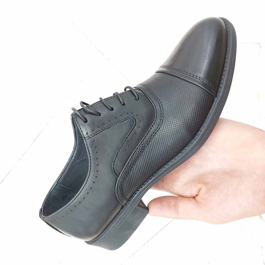کفش مجلسی  مردانه چرم طبیعی گاوی کد 2956