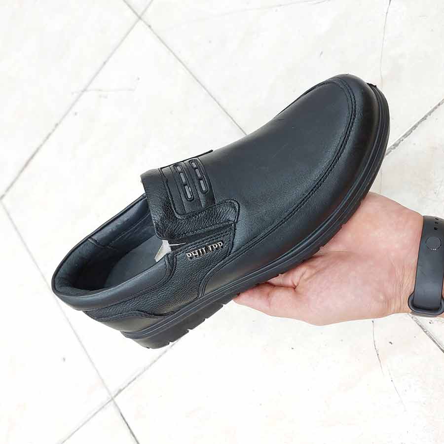 کفش مردانه طبی راحتی چرم طبیعی تبریز کد 2961