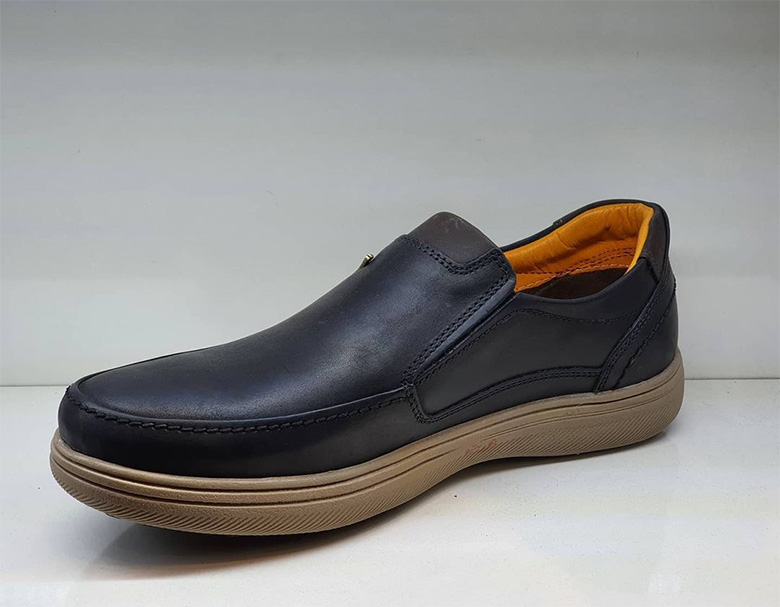 کفش راحتی مردانه چرم  طبیعی تبریز کد 152