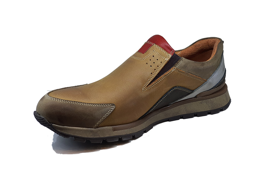 کفش اسپرت مردانه چرم طبیعی  کد 208