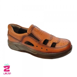 کفش تابستانی  طبی راحتی مردانه چرم طبیعی تبریز کد 1513