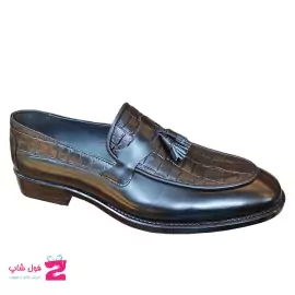 کفش مردانه مجلسی  چرم طبیعی گاوی  تبریز کد 1594