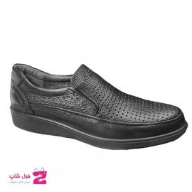 کفش تابستانی  طبی راحتی مردانه چرم طبیعی تبریز کد 1613