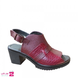 کفش تابستانی زنانه چرم طبیعی  گاوی  تبریز کد 1729