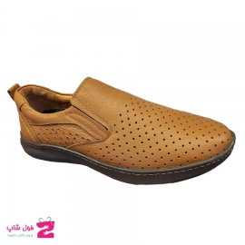 کفش تابستانی مردانه چرم طبیعی گاوی تبریز کد 1823