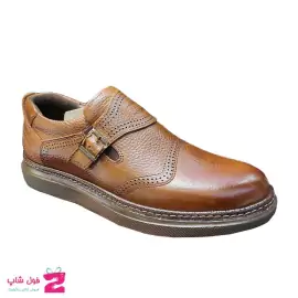 کفش طبی راحتی مردانه چرم طبیعی تبریز کد  1850