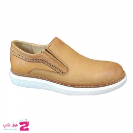 کفش طبی راحتی مردانه چرم طبیعی تبریز کد  1858