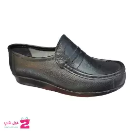 کفش طبی راحتی زنانه بزرگ پا چرم طبیعی  تبریز کد 1860