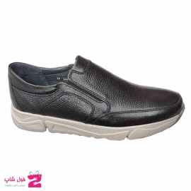 کفش طبی راحتی مردانه چرم طبیعی تبریز کد 2437