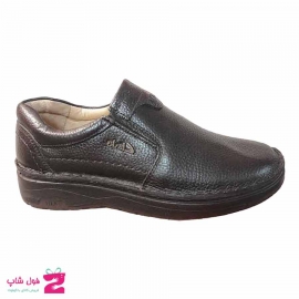 کفش طبی راحتی مردانه چرم طبیعی تبریز کد 2445