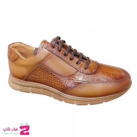 کفش اسپورت مردانه چرم طبیعی تبریز کد 2575