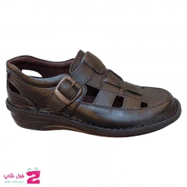 کفش تابستانی  طبی راحتی مردانه چرم طبیعی تبریز کد 2625
