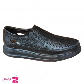 کفش تابستانی  طبی راحتی مردانه چرم طبیعی تبریز کد 2668
