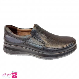 کفش طبی راحتی مردانه چرم طبیعی تبریز کد 2696