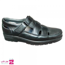 کفش تابستانی  طبی راحتی مردانه چرم طبیعی تبریز کد 2776