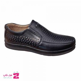 کفش تابستانی  طبی راحتی مردانه چرم طبیعی تبریز کد 2785