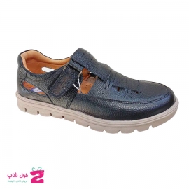 کفش تابستانی  طبی راحتی مردانه چرم طبیعی تبریز کد 2793