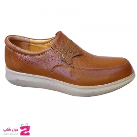 کفش مردانه طبی راحتی چرم طبیعی تبریز کد 2894