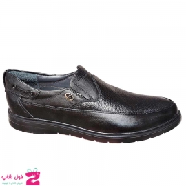 کفش مردانه طبی راحتی بزرگپا چرم طبیعی تبریز کد 2917