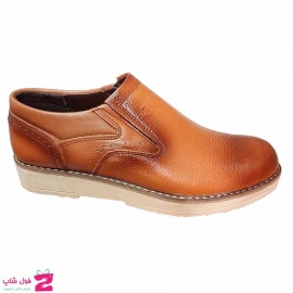 کفش مردانه طبی راحتی چرم طبیعی تبریز کد 3096