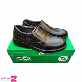 کفش طبی مردانه اسکاپ مدل خاواک کشی چرم طبیعی تبریز کد 3233