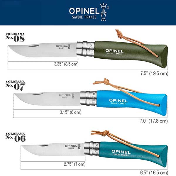 چاقو تاشو اوپینل مدل Opinel pop hornbeam No8